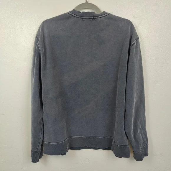 John Elliott Sweatshirt Mens Large 3 Grey Washed Distressed Sweatshirt Grunge - Picture 10 of 14